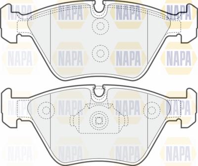 NAPA PBP7322 - Тормозные колодки, дисковые, комплект www.autospares.lv