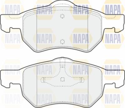 NAPA PBP7378 - Brake Pad Set, disc brake www.autospares.lv