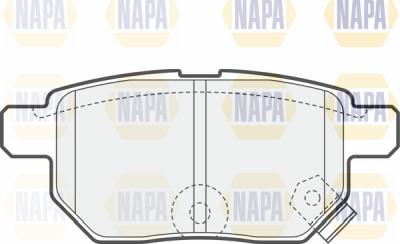 NAPA PBP7243 - Brake Pad Set, disc brake www.autospares.lv