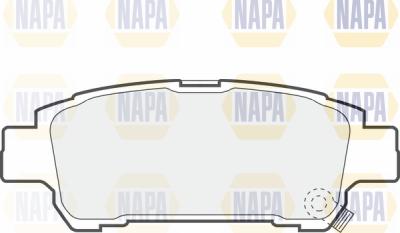 NAPA PBP7212 - Brake Pad Set, disc brake www.autospares.lv