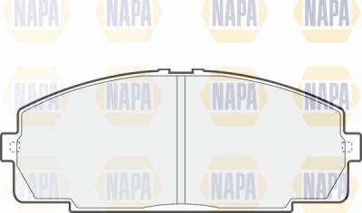 NAPA PBP7229 - Brake Pad Set, disc brake www.autospares.lv