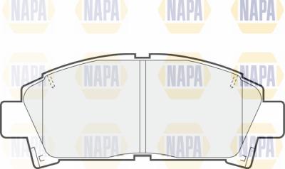 NAPA PBP7225 - Тормозные колодки, дисковые, комплект www.autospares.lv