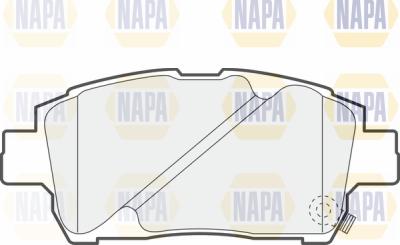 NAPA PBP7226 - Тормозные колодки, дисковые, комплект www.autospares.lv