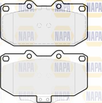 NAPA PBP7765 - Bremžu uzliku kompl., Disku bremzes www.autospares.lv