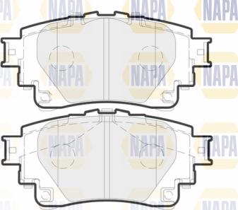 NAPA PBP7761 - Bremžu uzliku kompl., Disku bremzes www.autospares.lv