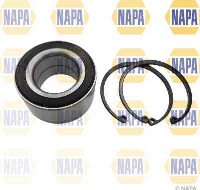 NAPA PWB1019 - Подшипник ступицы колеса, комплект www.autospares.lv