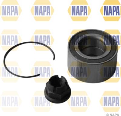 NAPA PWB1010 - Подшипник ступицы колеса, комплект www.autospares.lv