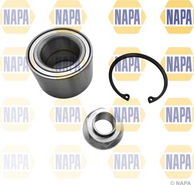 NAPA PWB1196 - Подшипник ступицы колеса, комплект www.autospares.lv