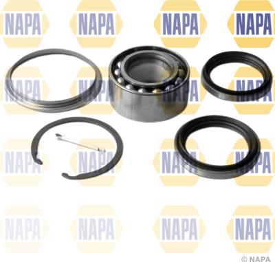 NAPA PWB1124 - Подшипник ступицы колеса, комплект www.autospares.lv