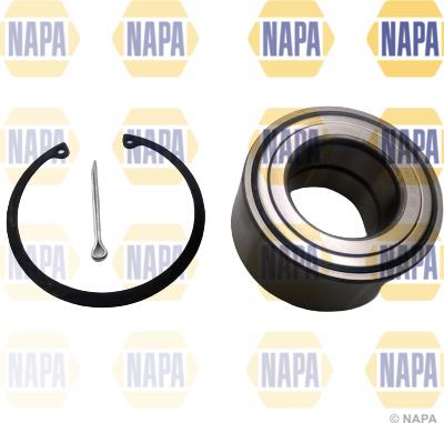 NAPA PWB1240 - Подшипник ступицы колеса, комплект www.autospares.lv