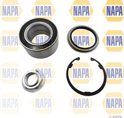 NAPA PWB1247 - Подшипник ступицы колеса, комплект www.autospares.lv