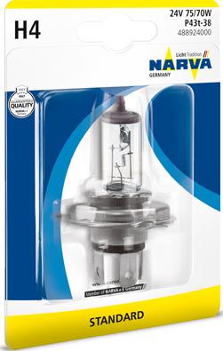 Narva 488924000 - Лампа накаливания, фара дальнего света www.autospares.lv