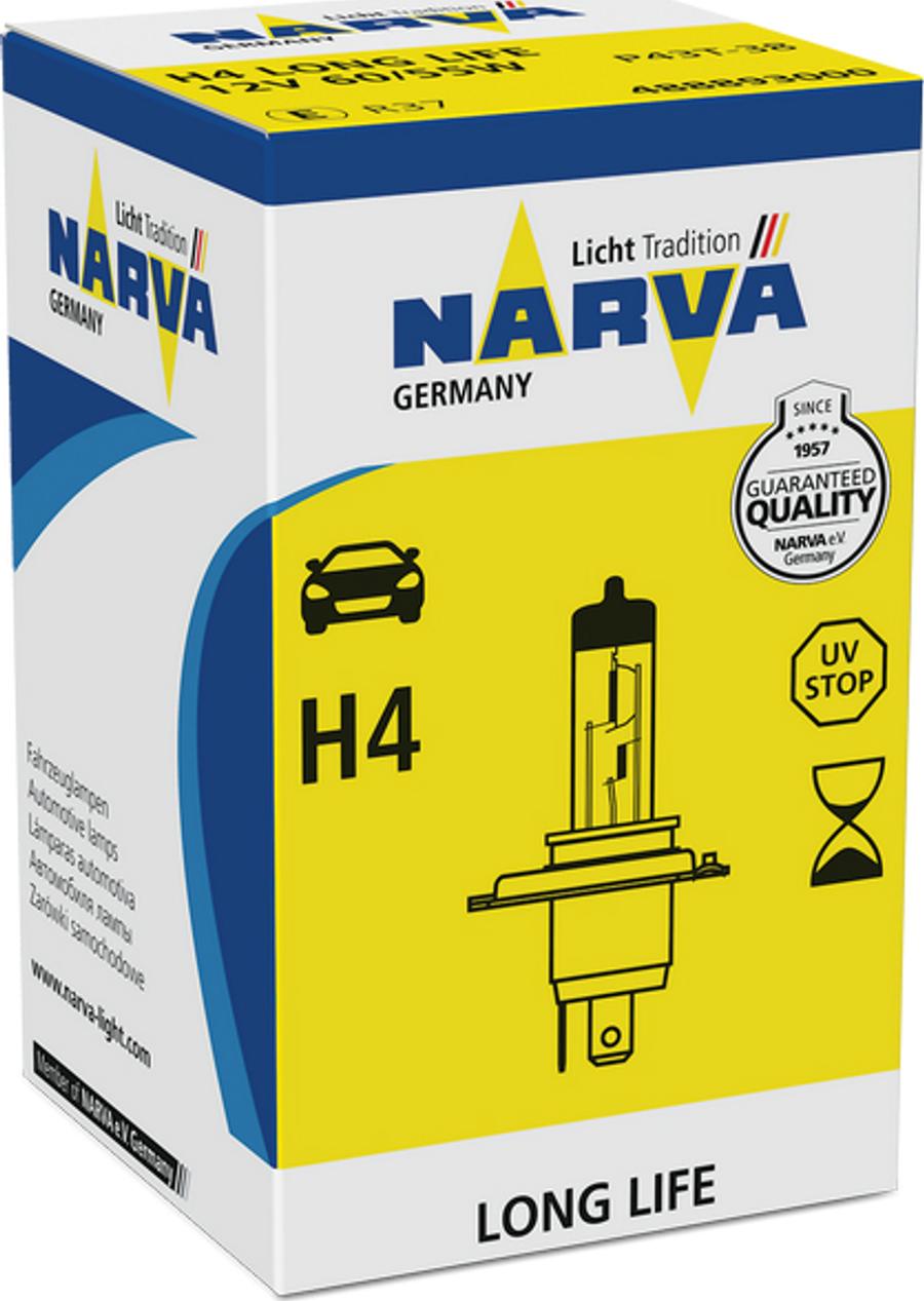 Narva 48889LL - Лампа накаливания, противотуманная фара www.autospares.lv