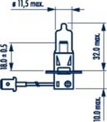 Narva 483213000 - Kvēlspuldze, Tālās gaismas lukturis www.autospares.lv