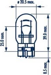 Narva 179193000 - Kvēlspuldze, Pagriezienu signāla lukturis www.autospares.lv