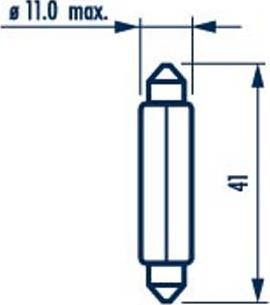 Narva 173144000 - Kvēlspuldze, Numura apgaismojuma lukturis www.autospares.lv