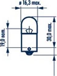 Narva 173283000 - Kvēlspuldze, Numura apgaismojuma lukturis autospares.lv