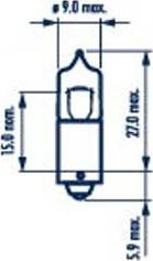 Narva 681613000 - Kvēlspuldze, Pagriezienu signāla lukturis autospares.lv