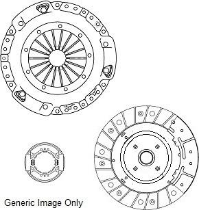 National CK9678 - Clutch Kit www.autospares.lv