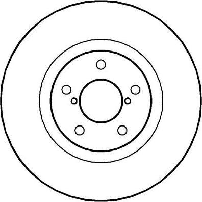 NATIONAL NBD541 - Brake Disc www.autospares.lv