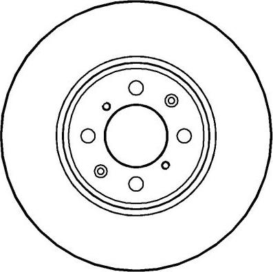 Allied Nippon ADC0506V - Bremžu diski autospares.lv