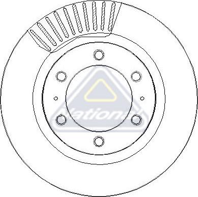 National NBD2491 - Bremžu diski www.autospares.lv