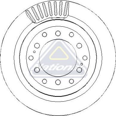 National NBD2370 - Bremžu diski www.autospares.lv