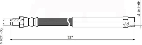 National NBH6035 - Bremžu šļūtene www.autospares.lv