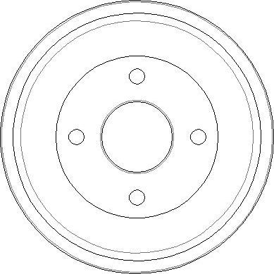 National NDR007 - Bremžu trumulis www.autospares.lv