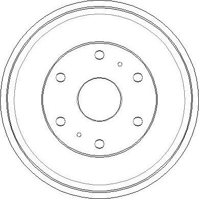 National NDR343 - Bremžu trumulis www.autospares.lv