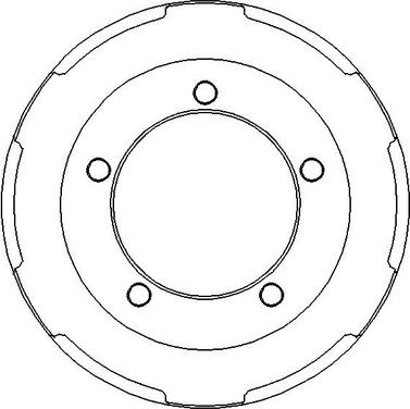 National NDR334 - Bremžu trumulis www.autospares.lv