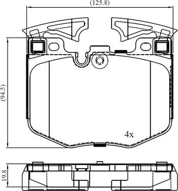 OJD Quick Brake WS 0465 A - Bremžu uzliku kompl., Disku bremzes www.autospares.lv