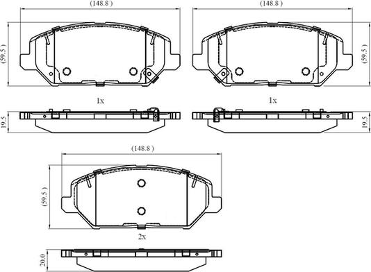 National NP3006 - Тормозные колодки, дисковые, комплект www.autospares.lv