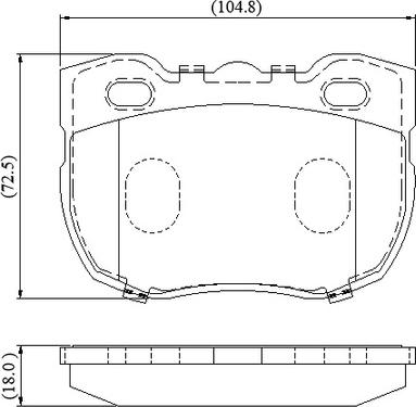 National NP3102 - Bremžu uzliku kompl., Disku bremzes www.autospares.lv