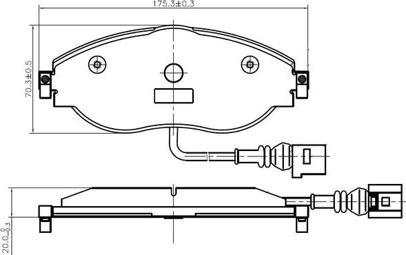 National NP2990 - Bremžu uzliku kompl., Disku bremzes www.autospares.lv