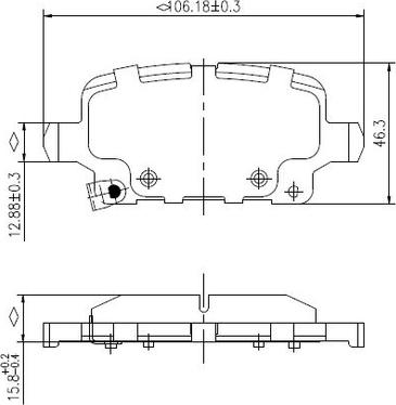 National NP2998 - Bremžu uzliku kompl., Disku bremzes www.autospares.lv