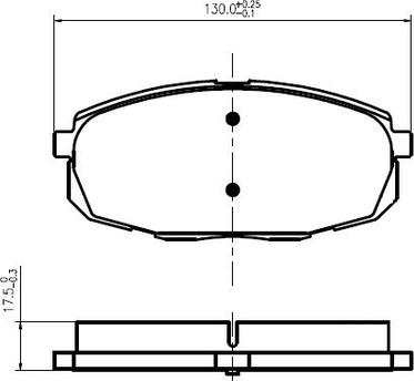 ATE 605515 - Тормозные колодки, дисковые, комплект www.autospares.lv