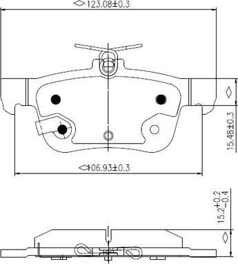 National NP2997 - Bremžu uzliku kompl., Disku bremzes www.autospares.lv