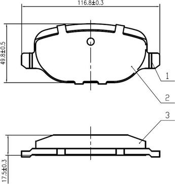 National NP2947 - Тормозные колодки, дисковые, комплект www.autospares.lv