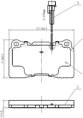 NATIONAL NP2952 - Bremžu uzliku kompl., Disku bremzes www.autospares.lv