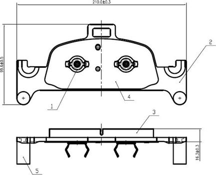 NATIONAL NP2962 - Bremžu uzliku kompl., Disku bremzes www.autospares.lv