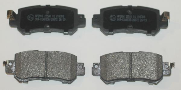 National NP2906 - Brake Pad Set, disc brake www.autospares.lv