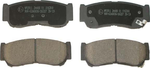 NATIONAL NP2911 - Brake Pad Set, disc brake www.autospares.lv