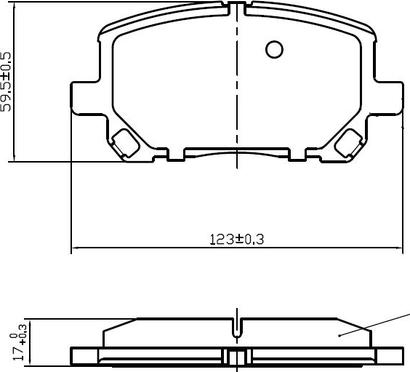 National NP2981 - Brake Pad Set, disc brake www.autospares.lv