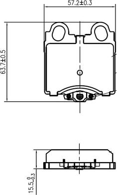 National NP2987 - Bremžu uzliku kompl., Disku bremzes autospares.lv