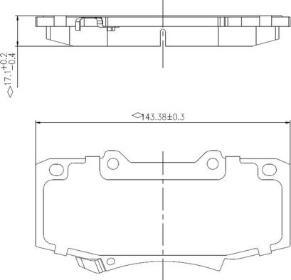 National NP2976 - Bremžu uzliku kompl., Disku bremzes autospares.lv