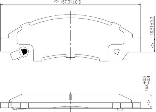 National NP2978 - Bremžu uzliku kompl., Disku bremzes www.autospares.lv