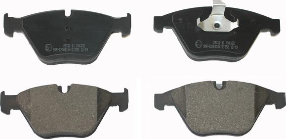 National NP2555 - Brake Pad Set, disc brake www.autospares.lv