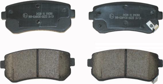 National NP2500 - Brake Pad Set, disc brake www.autospares.lv