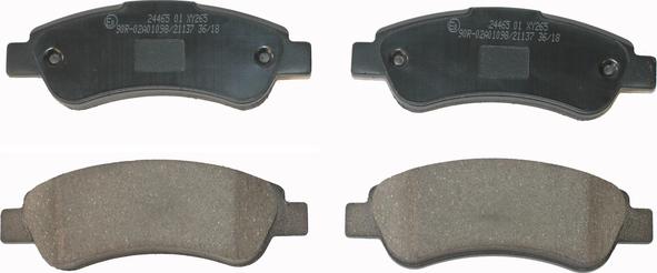 National NP2502 - Brake Pad Set, disc brake www.autospares.lv